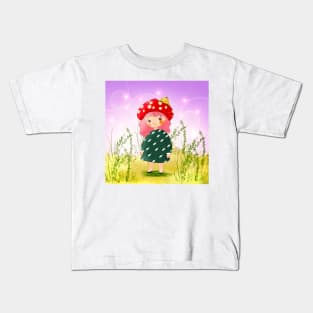 Enchanted Fungi Friends Kids T-Shirt